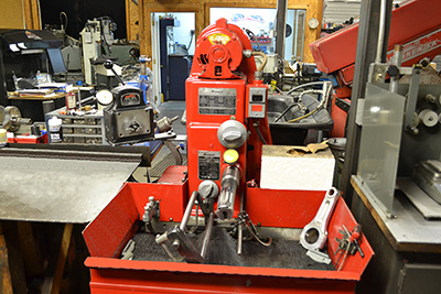 Engine honing services equipment used by Precision Machine Service machine shop.